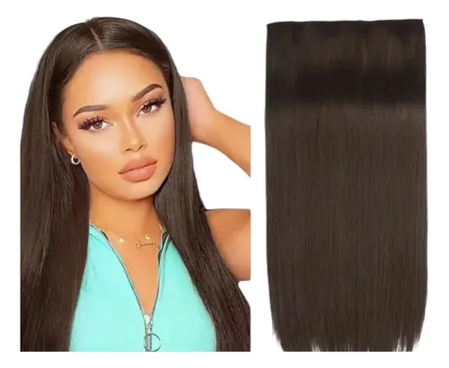 Extensiones Con Clip Cortina De Cabello Orgánica Taurina 666 Color 8