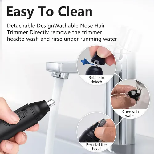 Lk Recortador De Vello Nasal Eléctrico, Depilador Nasal For
