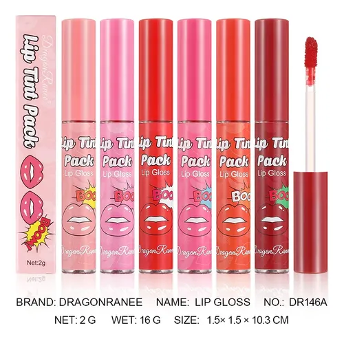 ] Tinte Exfoliante Para Labios De Larga Duración