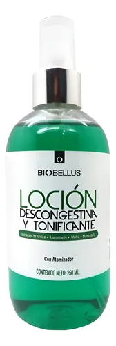Locion Descongestiva Tonificante X250 C/atomizador Biobellus