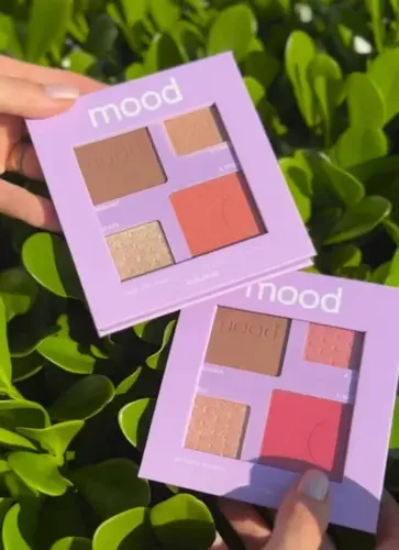 Paleta Rubor Contorno Iluminador Mood Ruby Rose Over The Top