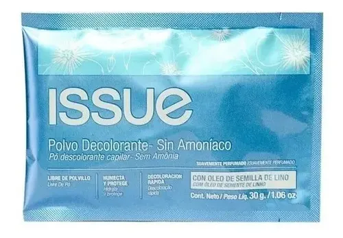 Polvo Decolorante Issue Professional Semilla De Lino