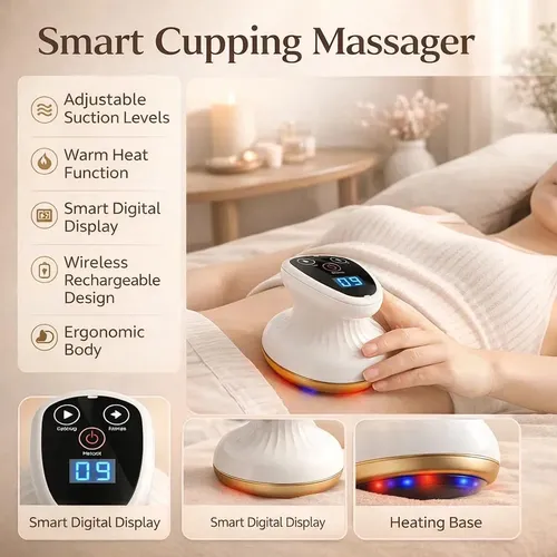 Dispositivo Eléctrico Gua Sha Para Masaje Con Succión De Cel