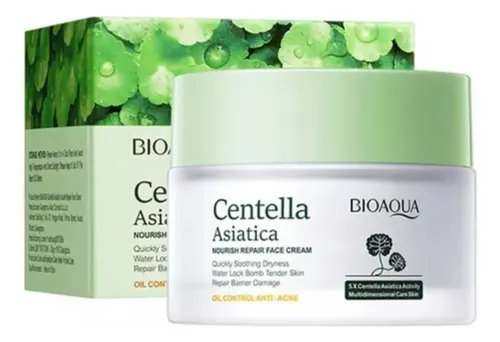 Crema Facial Centella Asiatica Hidratante 50g Bioaqua