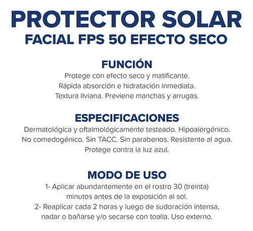 Protector Dermaglos Solar F50 Facial C/color X50gr Tono 1