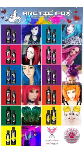 Tinte Para El Cabello Poison Arctic Fox Vegan 120 Ml