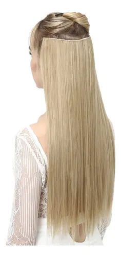 Extensiones Con Clip Cortina De Cabello Orgánica Taurina 666 Color 22/613
