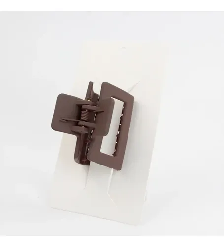 Broche De Pelo Pinza Rectangular Cabello Opaca