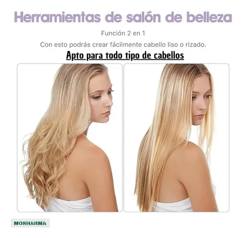 Mini Plancha De Pelo Cerámica Turmalina 160c° Ondas Alisado