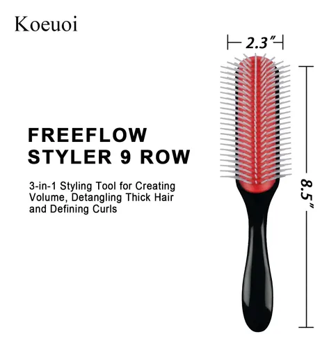 Cepillo De Pelo Koeuoi Classic Styling De 9 Hileras Para Cab