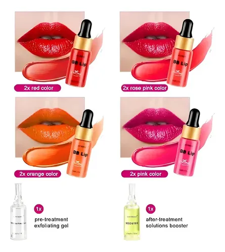 Kit Bb Lips Pigmentos Para Labios Microblading Semis Estuche