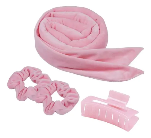 Set Accesorios Pelo Cinta Y Diadema Rosa Para Mujer L