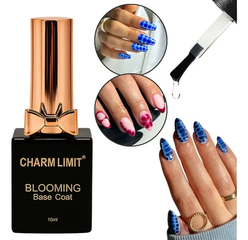 Base Coat Blooming Semipermanente Uv/led Charm Limit Premium Transparente
