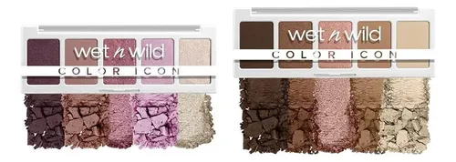 Paleta De Sombras Wet N Wild 5 Tonos Purple Y Brown