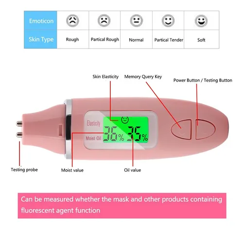 Medidor De Humedad Sen Skin Digital Precision Lcd Display