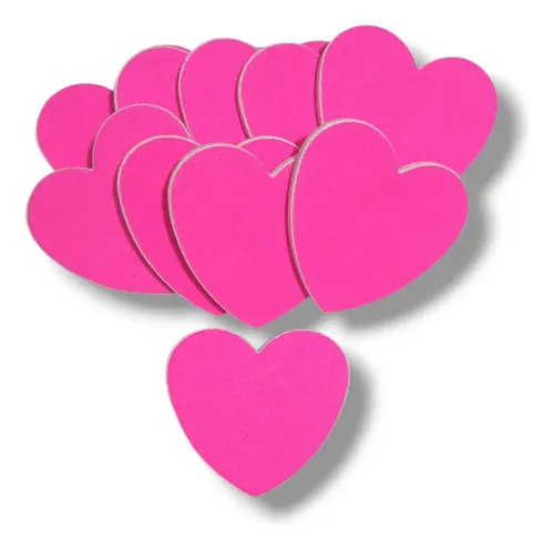 Limas Para Uñas Con Forma De Corazón X 10 Pcs