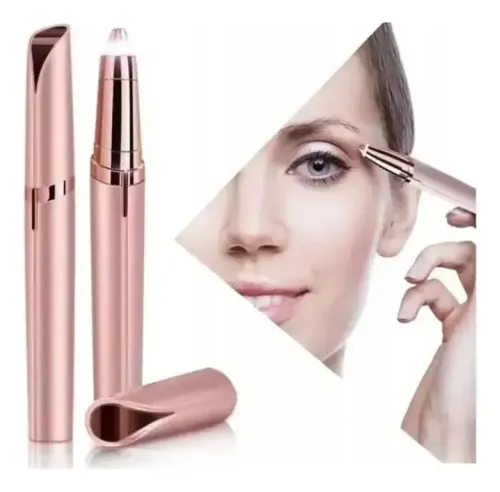 Depiladora De Ceja Bello Facial Eléctrica Recargable Portati Color Rosa