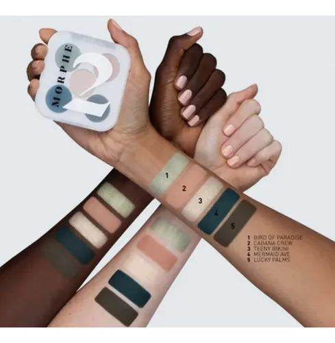 Morphe Ready In 5 Eyeshadow Palette Color Verde