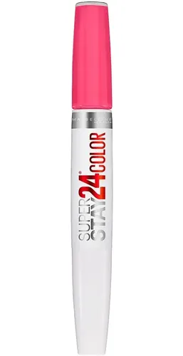 Labial Maybelline 24 Color Super Stay color pink goes on brillante