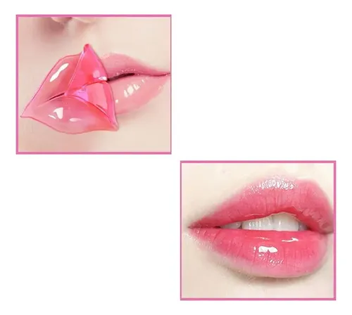 Mascarilla Colageno Para Labios 10 Pzs Rosa