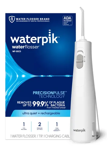 Waterpik Wf-30cd Irrigador Dental Inalámbrico Recargable Azu Blanco