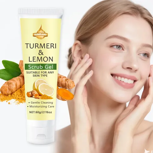 Sumifang Turmeric And Lemon Exfoliating Gel Gentle Cleansing