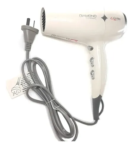 Secador De Cabello Ga.ma 3694 Diamond Color Blanco