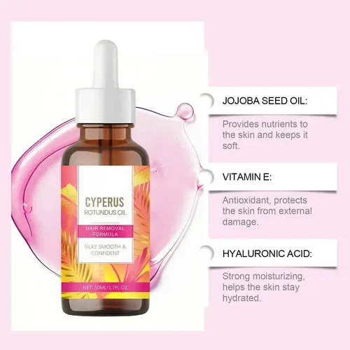 Aceite De Cyperus Rotundus Para Depilación 60 Ml