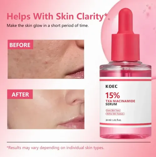 Serum Facial 15% Txa + Niacinamida Unifica Tono Koec Todo Tipo De Piel Día/noche