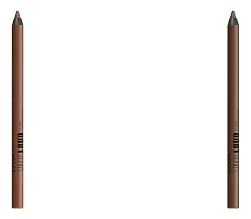 Delineadores De Labios Nyx Line Loud Pack 2 Marrón
