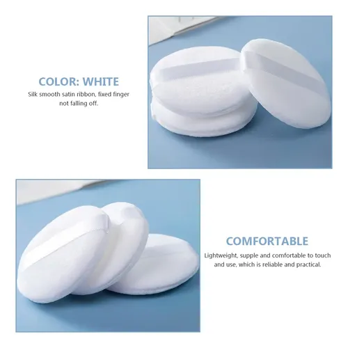 Almohadillas De Maquillaje En Polvo Para Mujer, 5 Unidades