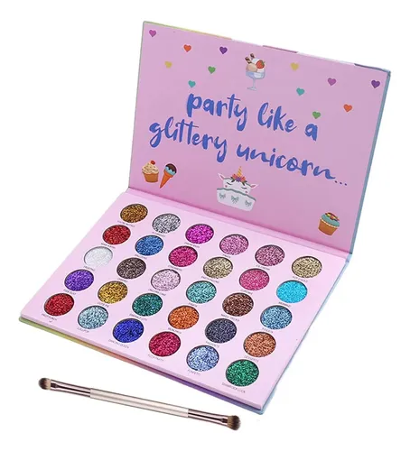 Paleta De Sombras Glitter Abelyn 30 Colores