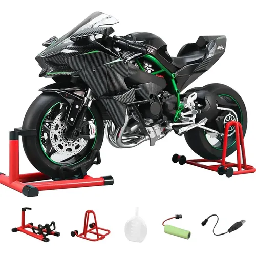 Wq Kawasakininja H2r 32cm Con Luz Sonido Y Movimiento .new