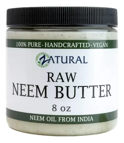 Crema Para La Piel Zatural Manteca Orgánica De Neem Y Aceite