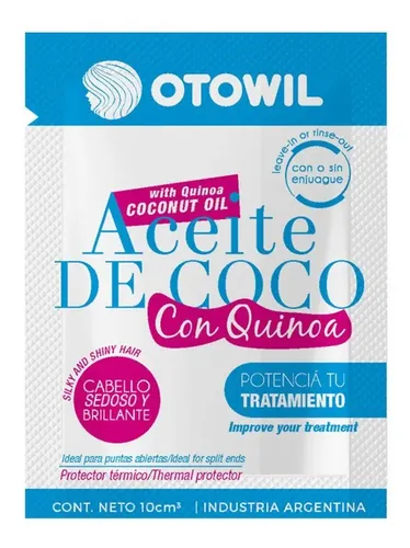 Otowil Aceite de Coco con Quinoa Tratamiento Capilar x 10 ml