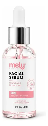 Sérum Facial Mely 4 en 1 Niacinamida Ácido Hialurónico Vegano Día/Noche