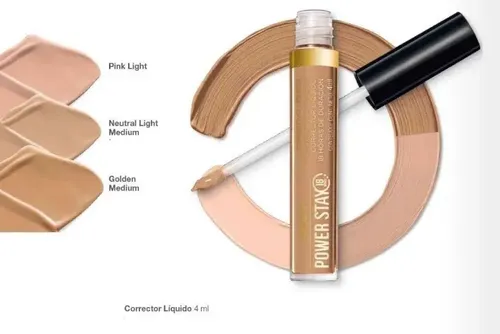 Pink Ligth Corrector Power Stay Avon Duracio 18 Hs Avon