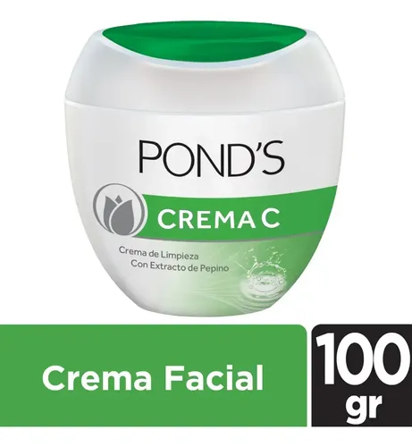 Crema Pond´s C De Limpieza Con Extracto De Pepino X 100 Ml Tipo De Piel Todo Tipo De Piel