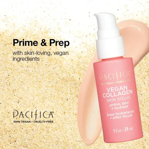 Primer Facial Pacifica Vegan Con Colágeno Skin Solve 3 En 1