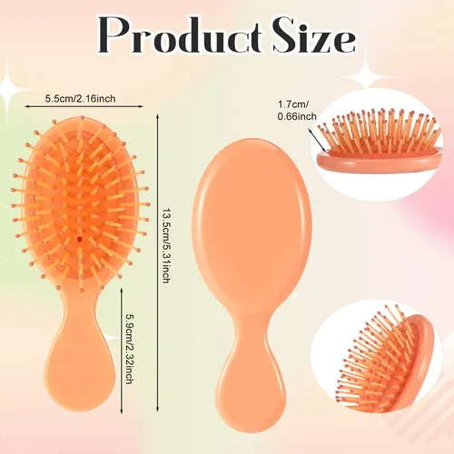 Cepillo Para Cabello Húmedo Ggstddup Mini Travel Desenredant