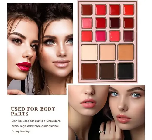 (ig3057) Set De Maquillaje Libro De Sombras Multicolor Con