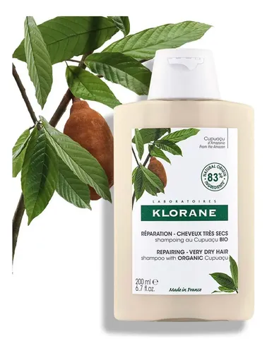 Shampoo Klorane Cupuacu Bio Cabellos Secos Y Dañados X 200
