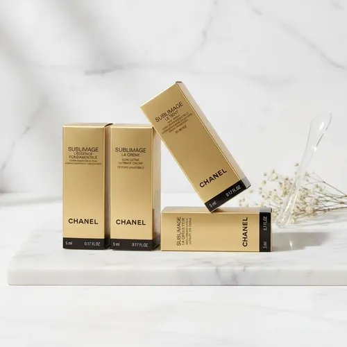 Kit Cuidado Facial Sublimage Chanel Con Portacosmeticos