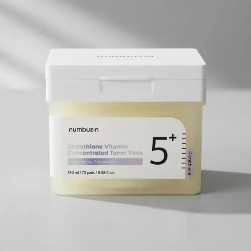 Numbuzin Glutathione Vitamin Concentrated Toner Pads 180ml