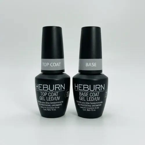 Heburn Top Y Base Uñas Semipermanente Uv/led
