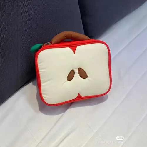 Bolsa De Maquillaje Creative Apple Portátil, Ligera Y De K