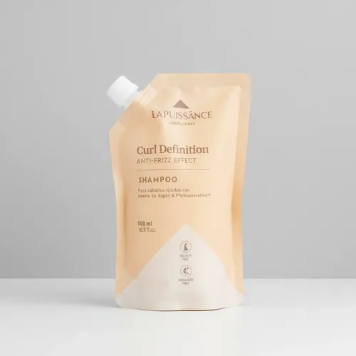 La Puissance Curl Shampoo Cabello Rulos Doypack Refill 500ml