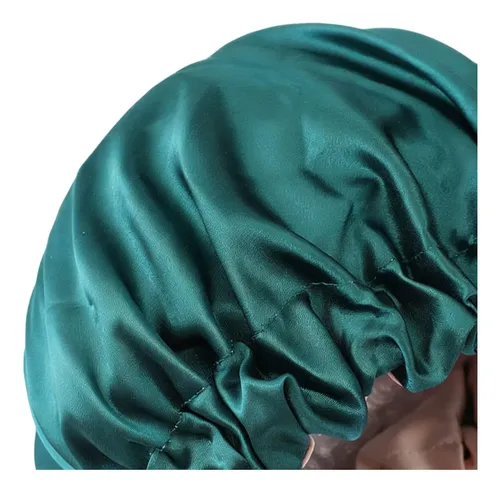 2-layer Waterproof Elastic Shower Bonnet For Long Braids, .y
