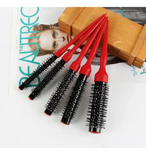 Cepillo De Pelo Redondo Para Mujer, Secado Con Secador, Volu