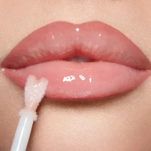 Mini Glossy Pink Lip Gloss + Lip Liner Set Charlotte Tilbury Color Fresh Pink